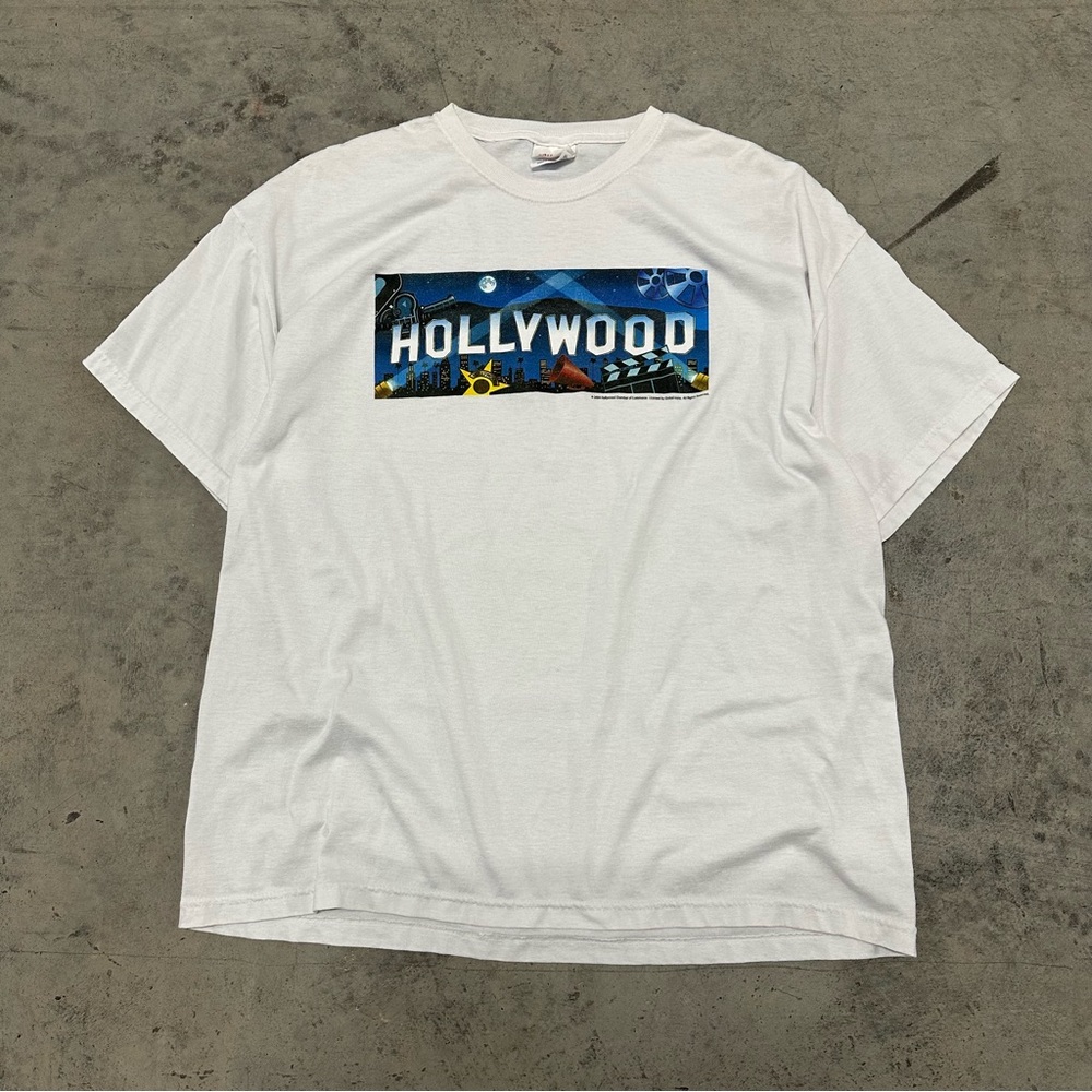 Y2K Hollywood California Sign‎ Tee XL